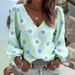Women's Loose Casual Floral Print Long Sleeve Shirt European American Style 2026 New Retro Top_ecoleips.com