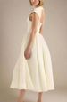 French Style Pure Desire Elegant Waist Cinching Slimming Sleeveless Unique Design Back Hollow Out Summer Dress For Women_ecoleips.com