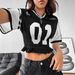Summer Slim Fit Sports Uniform Top for Women Sexy Patchwork Satin Short Sleeve Hot Girl Design European And American Style_ecoleips.com