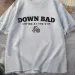 2024 Tortured Poets Tshirt Down Bad Crying At The Gym Graphic T Shirts Women Summer Workout T Shirt Short Sleeve Tees_ecoleips.com