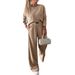 Women's Clothing High-Waisted Slim Straight Leg Pants Casual Flowy Suit Autumn/Winter Regular Fit_ecoleips.com