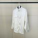 Satin Trimmed Lace Trimmed Shirt for Women Loose Fit Slimming Design Versatile And Stylish Back Tie Top for Work_ecoleips.com