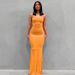 Women's Clothing Women's Casual Slim Fit Long Dress Style Suspender Detail Hot Selling Fashionable Temperament Clothing_ecoleips.com