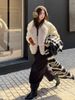 girl MMFISH Street Style Warm Fuzzy Flight Suit High-end Loose Thick Melard Cotton Jacket 24W459_ecoleips.com