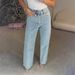 Women's Clothing Street Style Design Full Diamond Straight Jeans Women Spring And Summer Style High Waist Versatile Pants Women's Denim_ecoleips.com