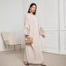 Verve 2025 New Muslim Clothing Fashion Elegant Cardigan Embroidered Dress Robe_ecoleips.com