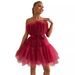 Women's Clothing Top Mesh Mesh Temperament Bow Tutu Skirt Dress Wish For Women_ecoleips.com