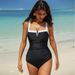 one Piece Swimsuit Women New European And American Swimsuit Cross Border Sexy Bikini Bikini Spot Wholesale_ecoleips.com