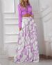 2025 Women's New Printed Casual With Turn-down Collar Sexy Tie Shirt And High-waisted Wide-leg Pants Two-piece Set_ecoleips.com