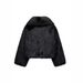 Fur Jacket Women's Fashion Elegant Fox Fur Coat Short Cropped Casual Streetwear With Pockets (Multiple Colors)_ecoleips.com