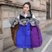 Women's fashion loose checkerboard cotton-padded vest vest vest jacket_ecoleips.com
