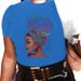 Summer European And American Cross-border Foreign Trade Plus-size T-shirt, Round-neck Casual Loose-fitting Short-sleeve_ecoleips.com