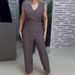 Women's Clothing Summer New Fashion Layered Solid Color Wide leg Jumpsuit Women's Clothing_ecoleips.com