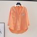 Women's Clothing Spring And Autumn Thin Casual Cardigan Simple Loose Fashion Sunscreen Thin Jacket For Women_ecoleips.com