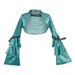 Women's Clothing Short slim dress coat Women's long sleeved small cape waistcoat Spring and autumn casual velvet small outerwear top_ecoleips.com