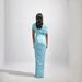 Spring New Women's Shawl Style Pleated Wrap Dress Casual Slim Fit European And American Cross Border 2025_ecoleips.com