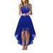 Women's Clothing New Sexy Lace Stitching Large Swing Chiffon Dress Dress Dinner Dress_ecoleips.com