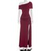 European American Style Women's Long Dresses off Shoulder One Shoulder Spring Summer New Arrivals Elegant Casual Wholesale_ecoleips.com