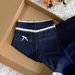 Women's Clothing Retro Dark Blue Lace Jeans For Women Autumn Lace High Waist Straight Loose Trousers_ecoleips.com