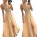 Shiny 2025 European And American Summer Gold V-neck Patchwork Dress Party Evening Gown For Women_ecoleips.com
