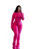 Aria Basics Aria Basics HR24057 European And American Sports Casual Women's Clothing Cross-Border Source Sexy Tight-Fitting Long-Sleeve Flared_ecoleips.com