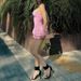 Korean Style Rhinestone Mesh Mini Skirt for Women Backless Strapless Slim Fit Summer Trendy Cross Border Sexy Dress_ecoleips.com