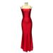 Spring New Arrival Women's Strapless Long Dress Backless Tie Waist European American Style Sexy Dress for Women_ecoleips.com