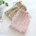100% Cotton Crepe Leopard Print Pajamas Sweat-absorbent Breathable Home Pants Trousers New Ladies Pants 잠옷_ecoleips.com