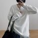 Waffle Long Sleeve T-Shirt Women, Spring And Autumn Thin Style, Loose Fit, Suitable For Best Friends,_ecoleips.com