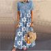 Women's Clothing Distressed Dress Long Multi-Button Denim Style_ecoleips.com