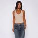 's Best-selling Item: Stylish Halter-neck Ruched Tank Top With Y2K Style, Sleeveless, Cropped, And Suitable For_ecoleips.com