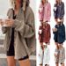 Autumn Fashion Casual Jacket With Turned-Down Collar, Patchwork Pockets, Irregular Design, And Women's Top_ecoleips.com