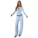 Women's Knitted Cardigan Set Early Spring Fashion Slim Fit Long Sleeve Low Waisted Trousers Sweater Ensemble_ecoleips.com