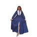 Spring New Retro Striped Long Sleeve Shirt Collar Patchwork Full Skirt Dress For Women Style_ecoleips.com