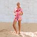 Women's Clothing Linen Casual Fashion All Match Lace Up Jumpsuit_ecoleips.com