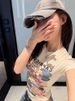 Y2K Women Printing T Shirts Summer Sexy Slim Short Sleeve Tops Female Fashion Gothic Streetwear Skinny Crop Tees New_ecoleips.com