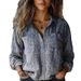 Women's Clothing Summer And Autumn New Fashion Women's Clothingversatile Printed Casual Lapel Shirt_ecoleips.com