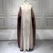 Women's Clothing Gradient Trench Coat High-End Pleated Dubai Robe Arabian Abaya Plus Size Outwear_ecoleips.com