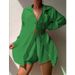 Women's Clothing Shirt Style Suits Beach Jackets Holiday Sun Protection Clothing Loose Sun Protection Clothing Swimsuits Bikini Cover Ups_ecoleips.com