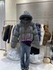 "Korean Style Short Puffer Jacket For Women - Hooded Winter Coat With Duck Down Filling, Candy Colors & Thickened Insulation_ecoleips.com