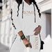 Women's Clothing Fashionable Gold Printed Hoodie Set For Women Innovative Offline Vacation Style Design Casual Comfortable Clothing_ecoleips.com