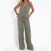 Women's Clothing New Fashion Vest Trousers Collage Stitching Leisure Suit_ecoleips.com