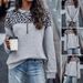 Leopard Print Zip-Up Hoodie – Oversized Drop Shoulder Streetwear, Retro Animal Print Pullover For Women (Gray, Dark Brown, S-XXXL)_ecoleips.com