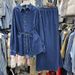 Elegant Denim Shirt & Fishtail Skirt Set – Tie-Waist Slim Fit, Autumn Streetwear Outfit_ecoleips.com