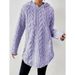 Women’s Jacquard Hooded Sweatshirt – Slim Fit Drawstring Fleece Pullover (S-3XL, Black/Gray/White/Beige/Purple/Red, Urban Casual Style)_ecoleips.com