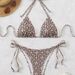 Women's Geometric Print Swimsuit Set Sexy Stylish Beachwear Matching Couple Outfit for Beach Lovers Versatile_ecoleips.com