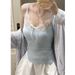 Summer Pure Desire Lace Camisole Chest Pads For Women, Spring Inner Outer Wear, Slimming And Stylish With Adjustable_ecoleips.com
