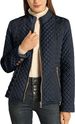Women's Lightweight Quilted Puffer Jacket With Detachable Hood - Stylish Stand Collar Coat For Spring & Winter_ecoleips.com