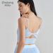 Women's Clothing Detachable Yoga Vest Backless Knotted Sports Bra Fitness Running Training Top_ecoleips.com