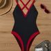 Aria Basics 2024 New European And American Bikini Tight Sexy Solid Color One-Piece Swimsuit Cross-Border Hot Spring Swimwear_ecoleips.com